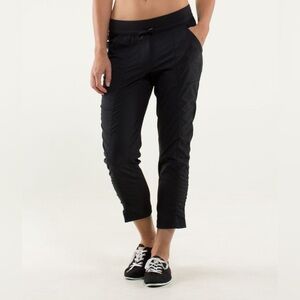 lululemon athletica Black Track Jogger Pants